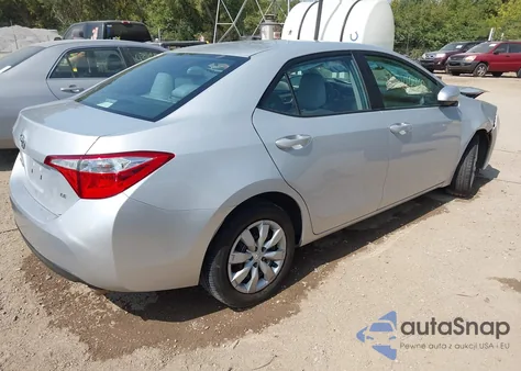 2016 Toyota Corolla Le from USA, damaged, VIN 2T1BURHE8GC572578
